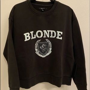 *NEW WITH TAGS & NEVER WORN* Brunette The Label crew-neck sweatshirt